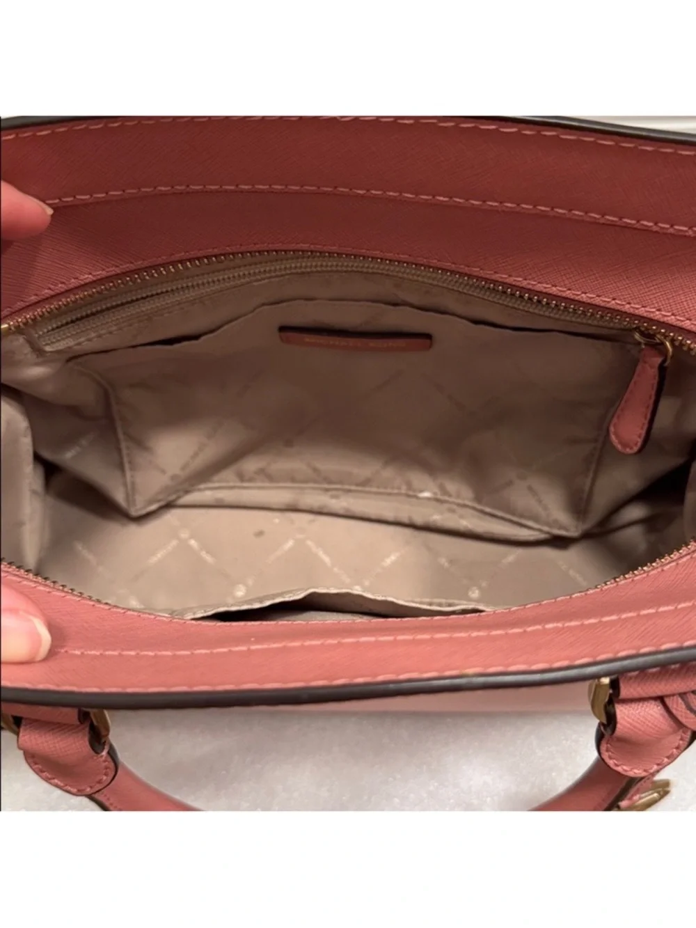 Michael Kors Dillon Small Satchel - Dusty Rose & Pink